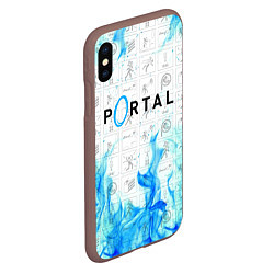 Чехол iPhone XS Max матовый PORTAL, цвет: 3D-коричневый — фото 2