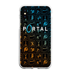 Чехол iPhone XS Max матовый PORTAL