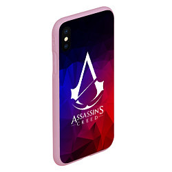 Чехол iPhone XS Max матовый ASSASSINS CREED, цвет: 3D-розовый — фото 2