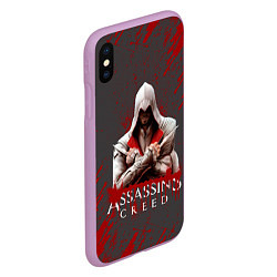 Чехол iPhone XS Max матовый Assassin’s Creed, цвет: 3D-сиреневый — фото 2