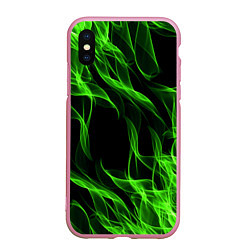 Чехол iPhone XS Max матовый TOXIC FLAME