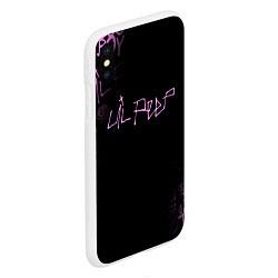 Чехол iPhone XS Max матовый LIL PEEP, цвет: 3D-белый — фото 2