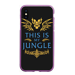 Чехол iPhone XS Max матовый This is my Jungle