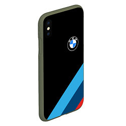 Чехол iPhone XS Max матовый BMW, цвет: 3D-темно-зеленый — фото 2