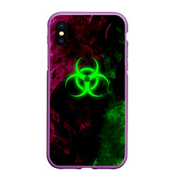 Чехол iPhone XS Max матовый NCoV