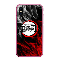 Чехол iPhone XS Max матовый KIMETSU NO YAIBA