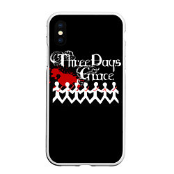 Чехол iPhone XS Max матовый Three days grace