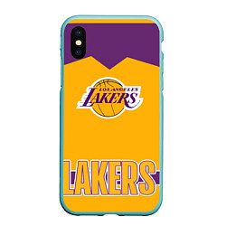 Чехол iPhone XS Max матовый Los Angeles Lakers