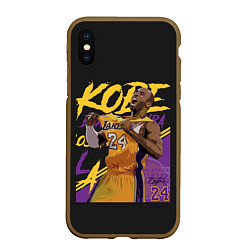 Чехол iPhone XS Max матовый Kobe Bryant