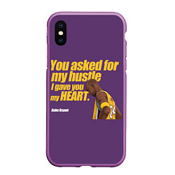 Чехол iPhone XS Max матовый Kobe Bryant