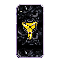 Чехол iPhone XS Max матовый Los Angeles LakersKobe Bryan