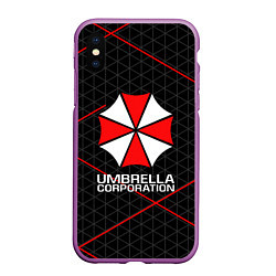 Чехол iPhone XS Max матовый UMBRELLA CORP