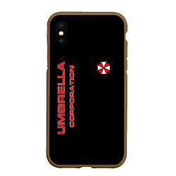 Чехол iPhone XS Max матовый Umbrella Corporation