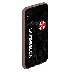 Чехол iPhone XS Max матовый UMBRELLA CORP, цвет: 3D-коричневый — фото 2