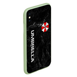 Чехол iPhone XS Max матовый UMBRELLA CORP, цвет: 3D-салатовый — фото 2