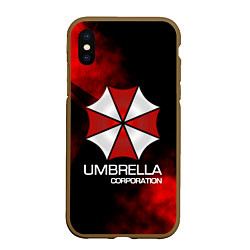 Чехол iPhone XS Max матовый UMBRELLA CORP