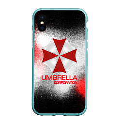 Чехол iPhone XS Max матовый UMBRELLA CORP