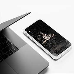Чехол iPhone XS Max матовый DARK SOULS, цвет: 3D-белый — фото 2