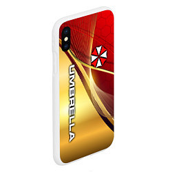 Чехол iPhone XS Max матовый UMBRELLA CORPORATION, цвет: 3D-белый — фото 2