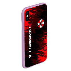 Чехол iPhone XS Max матовый UMBRELLA CORPORATION, цвет: 3D-сиреневый — фото 2