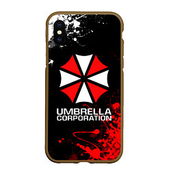 Чехол iPhone XS Max матовый UMBRELLA CORPORATION