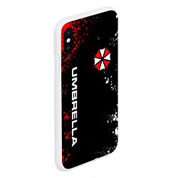 Чехол iPhone XS Max матовый UMBRELLA CORPORATION, цвет: 3D-белый — фото 2