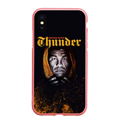 Чехол iPhone XS Max матовый Arturo 'Thunder' Gatti, цвет: 3D-баблгам