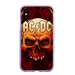 Чехол iPhone XS Max матовый ACDC