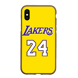 Чехол iPhone XS Max матовый Kobe Bryant 24