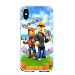 Чехол iPhone XS Max матовый ROBLOX