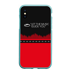 Чехол iPhone XS Max матовый ASOT Let The Music Guide You