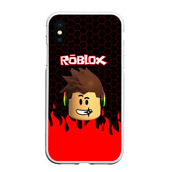 Чехол iPhone XS Max матовый ROBLOX