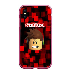 Чехол iPhone XS Max матовый ROBLOX