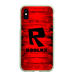 Чехол iPhone XS Max матовый Roblox