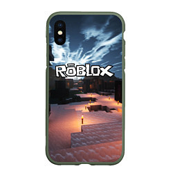 Чехол iPhone XS Max матовый ROBLOX