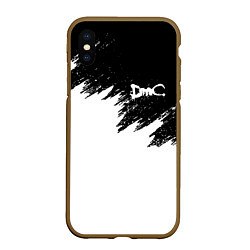 Чехол iPhone XS Max матовый DEVIL MAY CRY DMC, цвет: 3D-коричневый