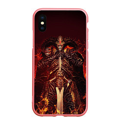 Чехол iPhone XS Max матовый DEVIL MAY CRY DMC, цвет: 3D-баблгам