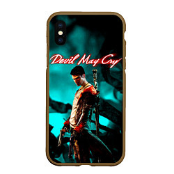 Чехол iPhone XS Max матовый DEVIL MAY CRY, цвет: 3D-коричневый