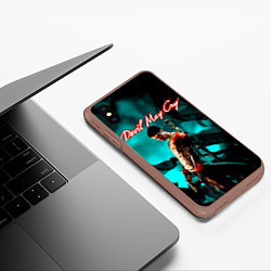 Чехол iPhone XS Max матовый DEVIL MAY CRY, цвет: 3D-коричневый — фото 2