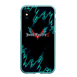 Чехол iPhone XS Max матовый DEVIL MAY CRY, цвет: 3D-мятный