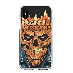 Чехол iPhone XS Max матовый Imagine Dragons