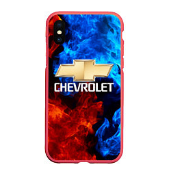 Чехол iPhone XS Max матовый CHEVROLET