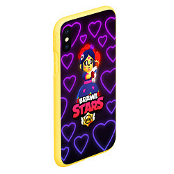 Чехол iPhone XS Max матовый Brawl Stars Calavera Piper, цвет: 3D-желтый — фото 2