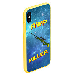 Чехол iPhone XS Max матовый AWP killer, цвет: 3D-желтый — фото 2