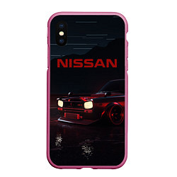 Чехол iPhone XS Max матовый NISSAN