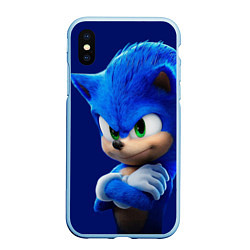 Чехол iPhone XS Max матовый SONIC