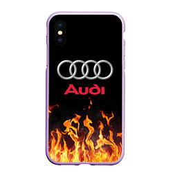 Чехол iPhone XS Max матовый AUDI