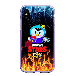 Чехол iPhone XS Max матовый BRAWL STARS MRP