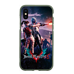 Чехол iPhone XS Max матовый DMC art