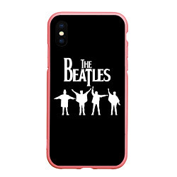 Чехол iPhone XS Max матовый Beatles